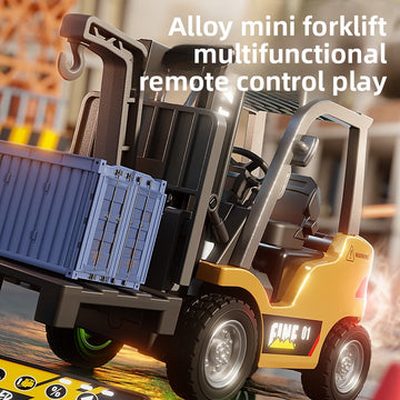 Mini Alloy Forklift Remote Control Toy