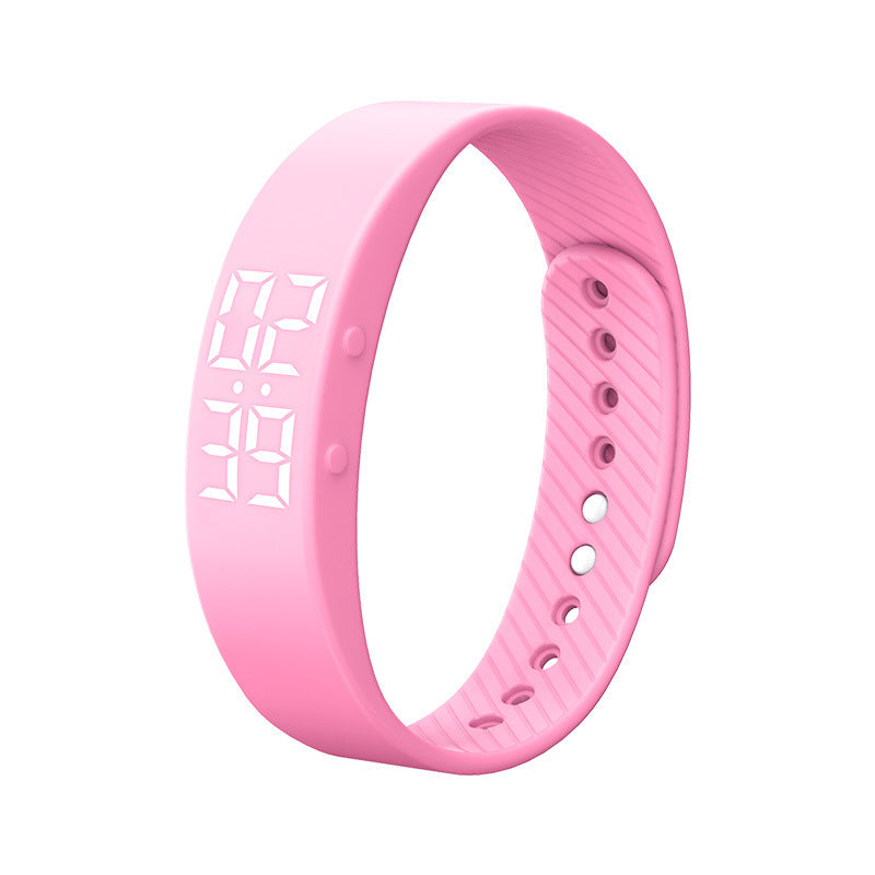 New Cross-Border Powerful Vibrating Alarm Clock Bracelet Electronic Watch Vibrating Silent Dormitory Wake-Up Artifact Step Counting Luminous