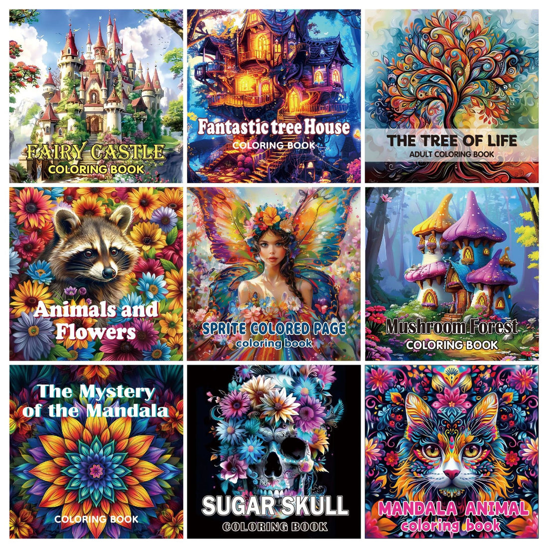 Activity Coloring Books for Adults