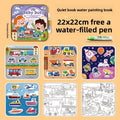 Activity Book featuring colorful transport illustrations and reusable vehicle coloring pages with a water-filled pen