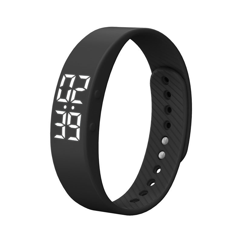 New Cross-Border Powerful Vibrating Alarm Clock Bracelet Electronic Watch Vibrating Silent Dormitory Wake-Up Artifact Step Counting Luminous
