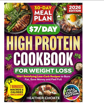High Protein Low Carb Recipe Notebook