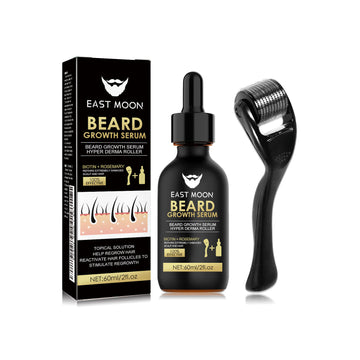 Beard Care Essence Set with Facial Roller