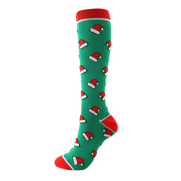 Christmas Compression Socks with Festive Designs