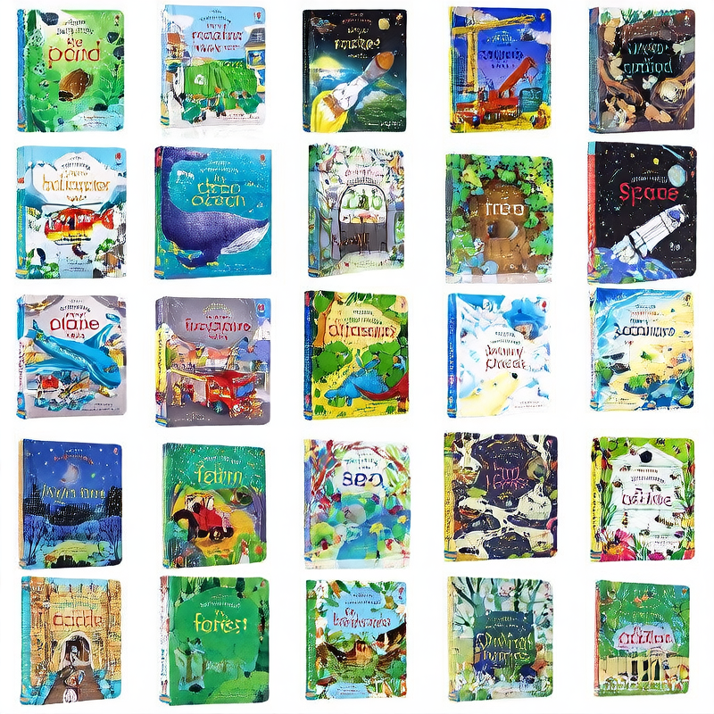 Activity Books | Peek Through Educational Picture Books for Toddlers