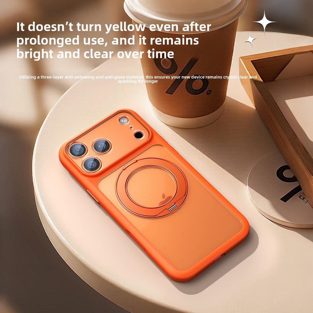 VIBE LOOP BANS 2.5mm Thick Matte Magnetic 360 Rotating Stand Phone Case for iPhone 17 18 Series