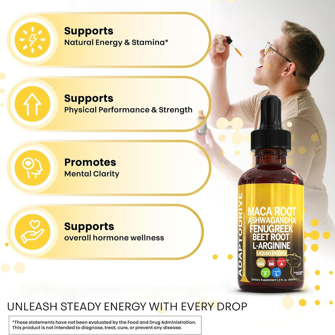 Maca Root Liquid Drops with Vitamins