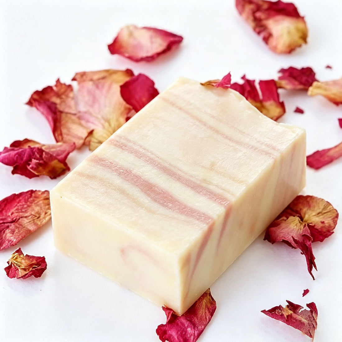 Handmade cold-process herbal soap
