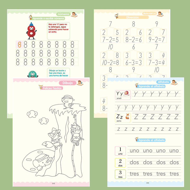 Activity Books | Reusable Magic Groove Calligraphy Practice Books
