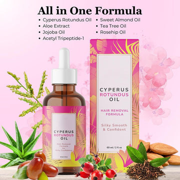 Hair Removal Cyperus Rotundus Essential Oil