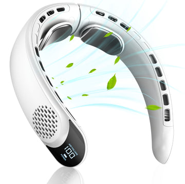 Neck Fan with Digital Display