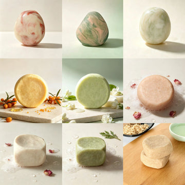 Handmade cold-process herbal soap