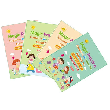 Activity Books | Reusable Magic Groove Calligraphy Practice Books