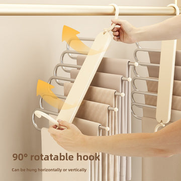 Foldable Multi-layer Pants Hanger Organizer