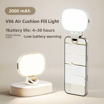 VIBE LOOP BANS Adjustable Phone Selfie Light with Digital Display