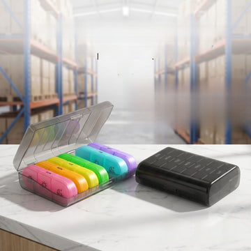 Medicine Box 21-piece portable rainbow cases