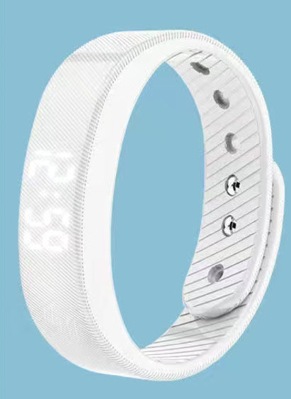 New Cross-Border Powerful Vibrating Alarm Clock Bracelet Electronic Watch Vibrating Silent Dormitory Wake-Up Artifact Step Counting Luminous