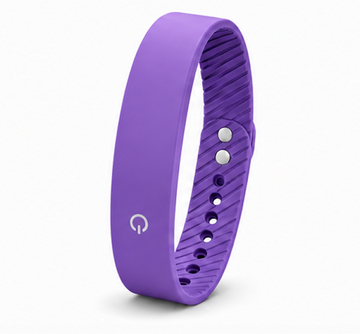 Vibration Loop Ban Alarm Watch & Fitness Tracker | Purple