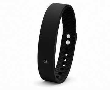 Vibration Loop Ban Alarm Watch & Fitness Tracker | Black