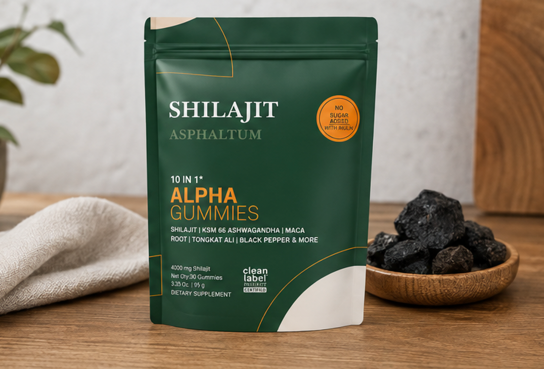 Shilajit Seaweed Alpha Gummies