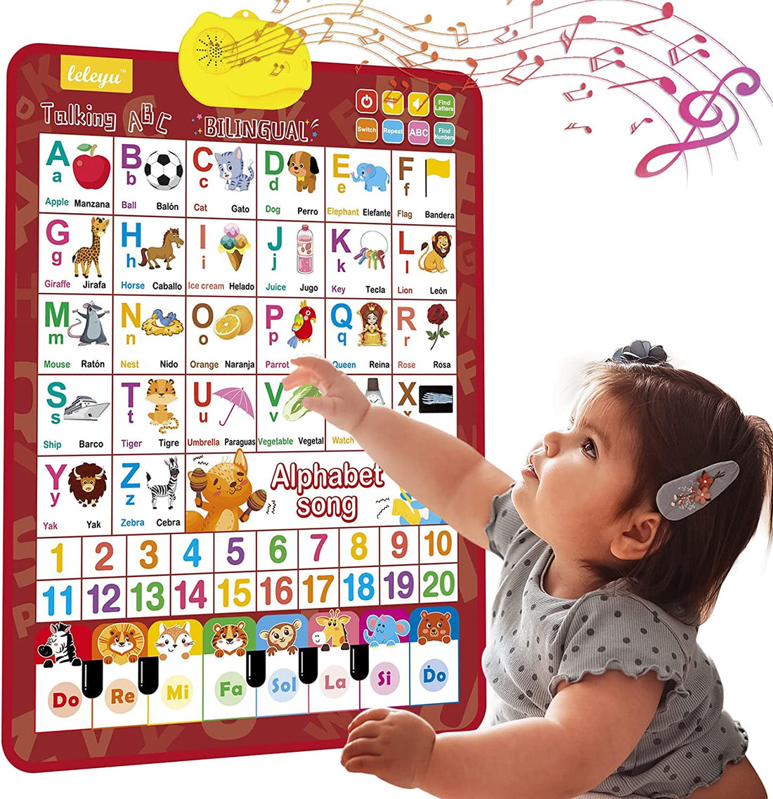Activity Books | Bilingual Alphabet Audio Learning Chart