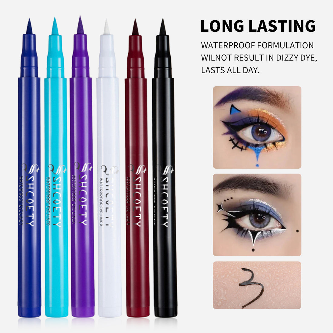 Color Eyeliner Pen Waterproof Matte