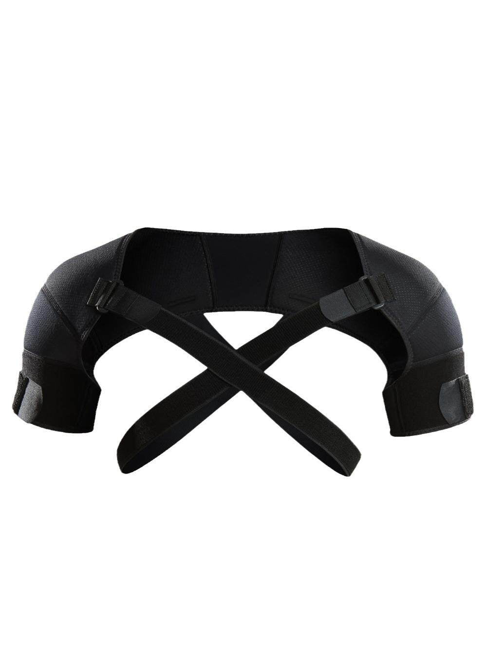 Adjustable Sports Shoulder Support Brace for Back Pain Relief ? Dual Strap