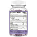 Bear Shape Sleep Vitamins in a clear plastic bottle with a white ribbed cap, purple label, and bear-shaped gummies
