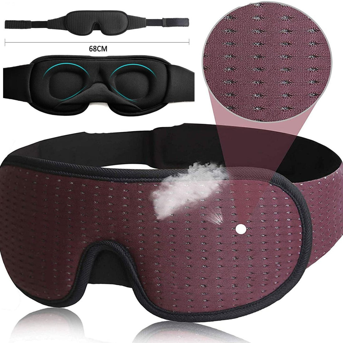 3D Breathable Sleep Eye Mask