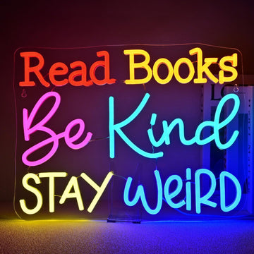 Activity Books | Reading Books Neon Sign