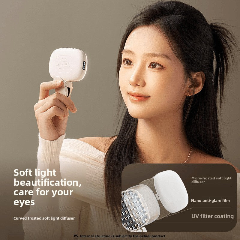 VIBE LOOP BANS Adjustable Phone Selfie Light with Digital Display