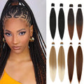Dirty Braids Fluffy Wig with long, sleek black synthetic braids and a close-cornrowed hairline for a defined look.