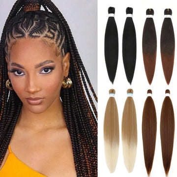 Dirty Braids Fluffy Wig with long, sleek black synthetic braids and a close-cornrowed hairline for a defined look.