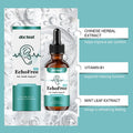 Docteat Ear Relief Drops in a teal-and-white EchoFree box beside an amber glass dropper bottle with a black cap