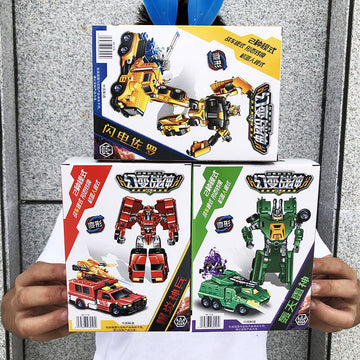 Kids Deformable Robot Car Toy