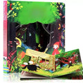 Forest-themed peek-through picture book, Educational  Picture Books with colorful woodland illustrations, cutout windows and flaps.