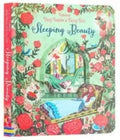 Educational  Picture Books, a floral hardcover fairy-tale book with a Sleeping Beauty cover, roses, and a castle window
