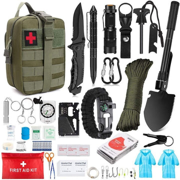 Outdoor Survival Tactical Bag with First Aid Tools