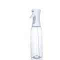 Kitchen Oil Spray Bottle with a clear, slim plastic container and white trigger-style spray head