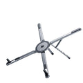 Magnetic Phone Holder Stand with a gray aluminum alloy frame, circular magnetic hub, and foldable adjustable arms.