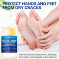Hand and foot repair cream in a clear jar with blue label, 60% urea and 2% salicylic acid; Moisturizes Dry and Cracked Hands and Feet
