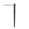Professional Makeup Brush Set eyebrow brush with a slim black handle and short, angled brown bristles for precise application.