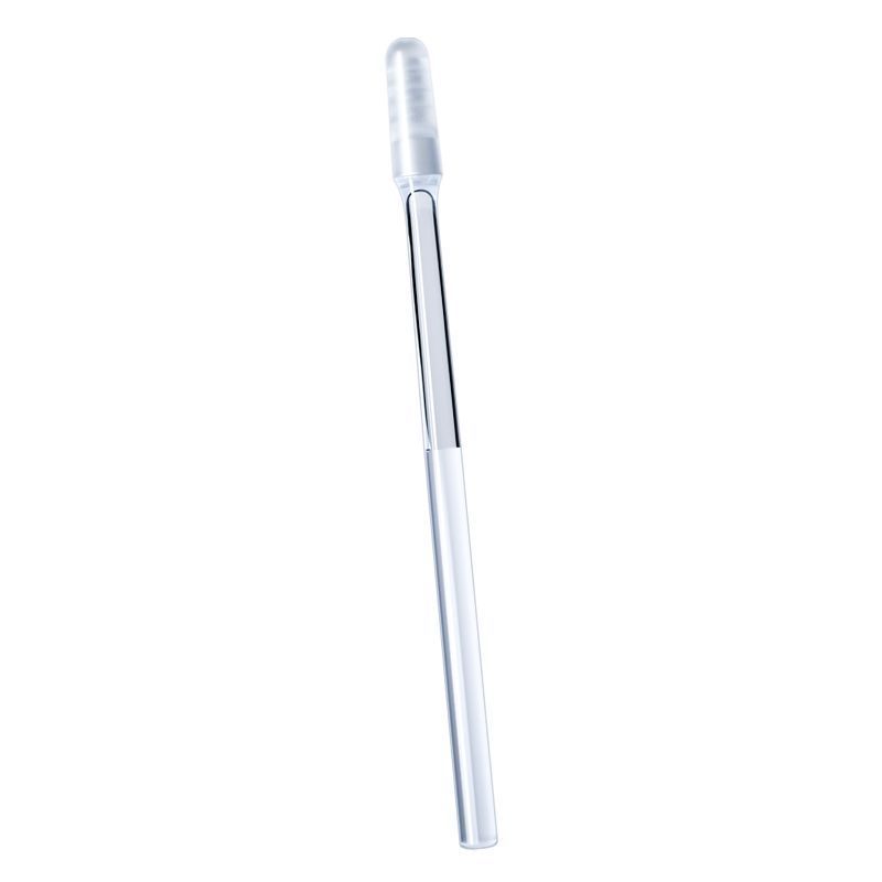 Silicone Ear Cleaning Sticks with a clear, slim handle and a rounded, textured silicone tip for gentle cleaning