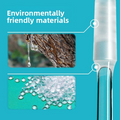 Silicone Ear Cleaning Sticks with a transparent slender handle and small rounded sticky tip, showing silicone material