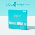Silicone Ear Cleaning Sticks in a turquoise box with white individual sticks arranged in rows on the packaging