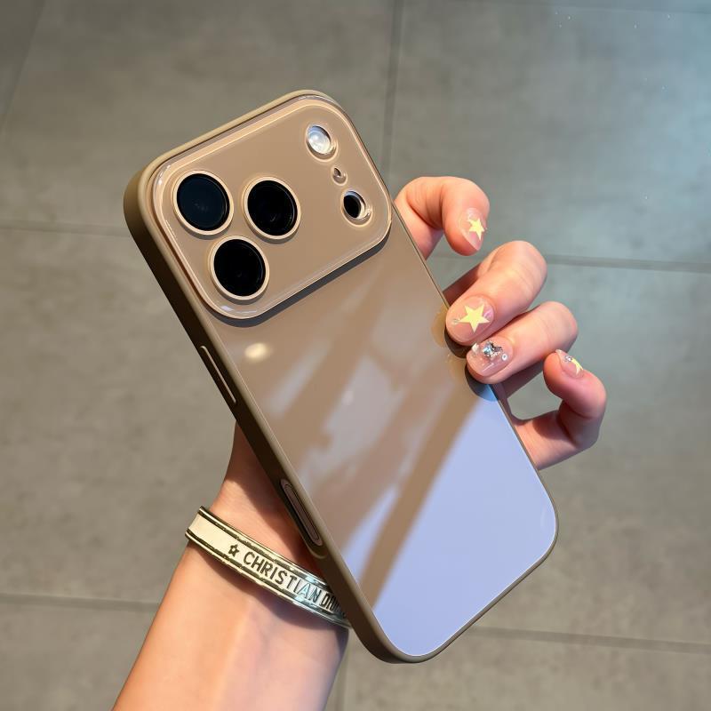 Pink Skin-feel silicone phone case with a smooth frosted finish, raised camera surround and full-coverage edges.