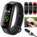 VIBE LOOP Ban fitness smart wristband with a black silicone strap, glossy color screen, and vivid activity ring